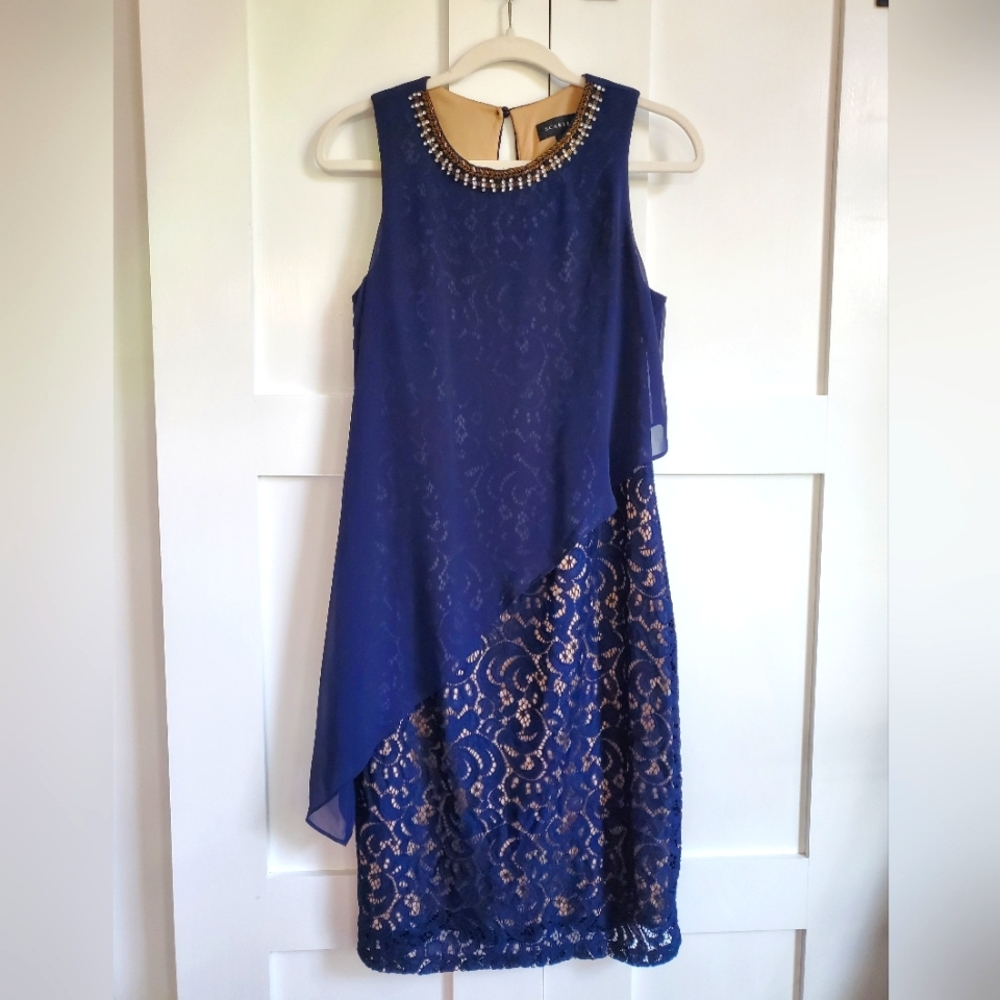 Royal Blue Midi Dress - NBW